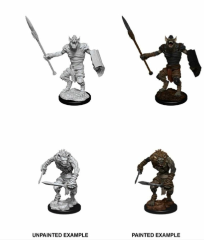 D&D Mini Gnoll & Gnoll Flesh Gnawer