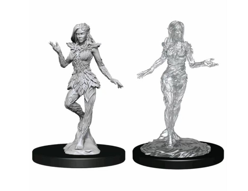 Pathfinder Deep Cuts Unpainted Miniatures Nymph & Dryad