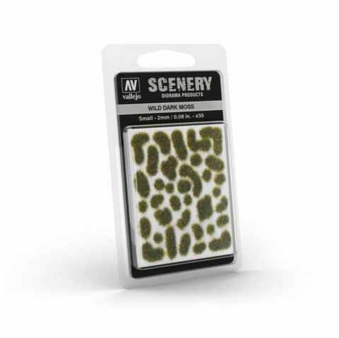 Vallejo Scenery - Wild Tuft - Small - Dark Moss