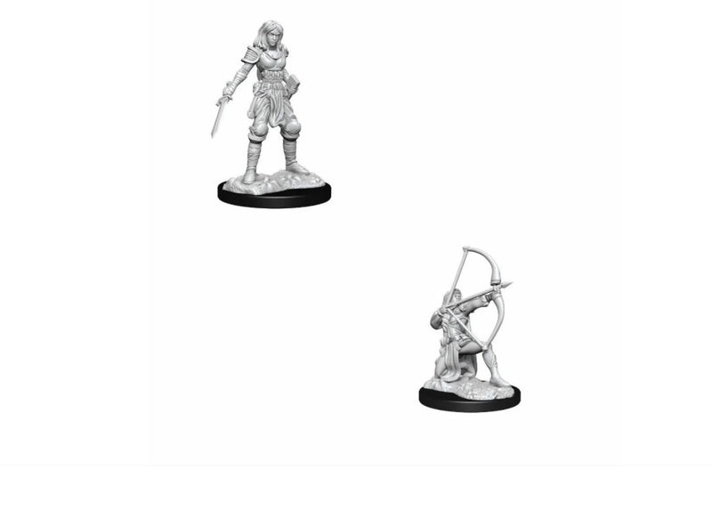 D&D Nolzurs Marvelous Unpainted Miniatures Human Fighter Female