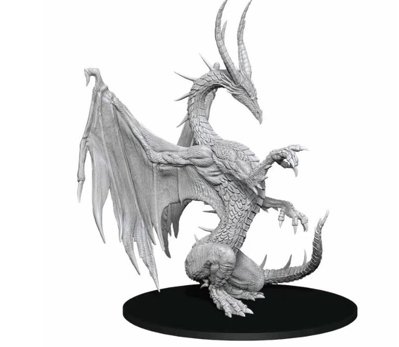 Pathfinder Deep Cuts Unpainted Miniatures Blue Dragon