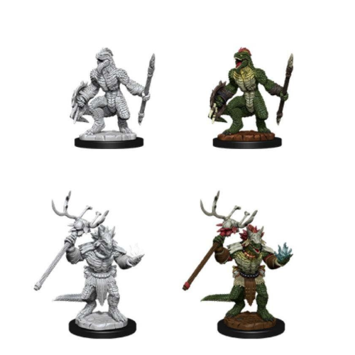 D&D Mini Lizardfolk & Lizardfolk Shaman