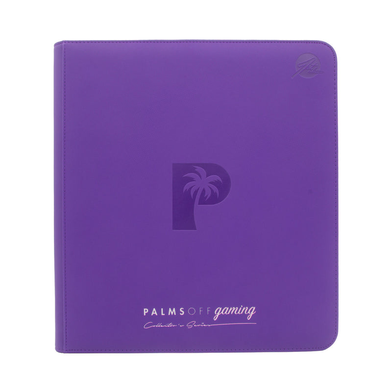 Collector's Series 12 Pocket Zip Trading Card Binder - PURPLE