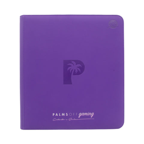 Collector's Series 12 Pocket Zip Trading Card Binder - PURPLE