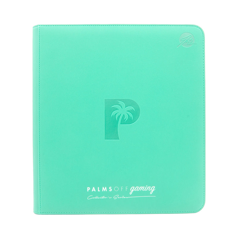 Collector's Series 12 Pocket Zip Trading Card Binder - TURQUOISE