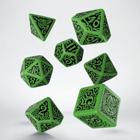 Q Workshop Call of Cthulhu The Outer Gods Nyarlathotep Dice Set 7