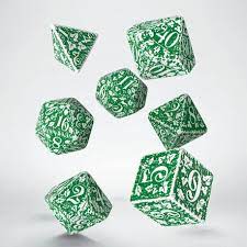 Q Workshop Forest Dice Set: Tundra Dice Set 7