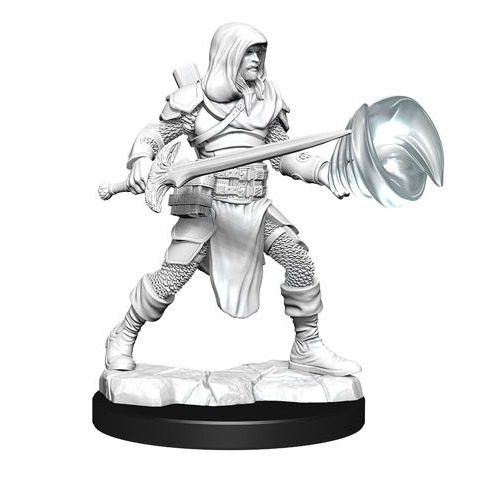 D&D Mini Male Multiclass Fighter + Wizard