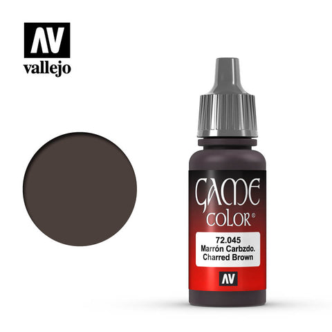 Vallejo Game Colour - Charred Brown 18 ml