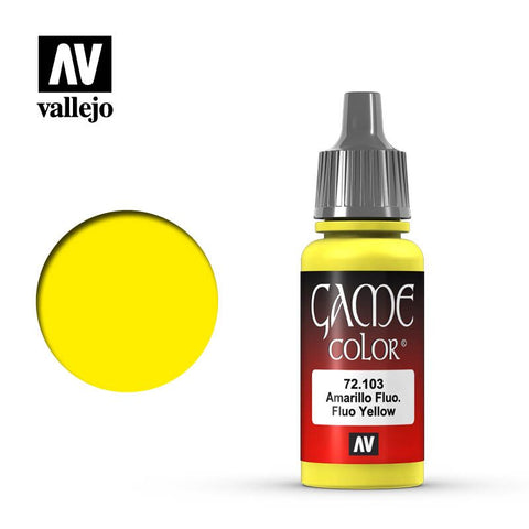 Vallejo Game Colour - Fluo Yellow 17 ml