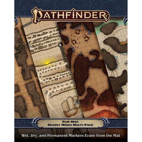Pathfinder Accessories Flip Mat: Deadly Mines Multi-Pack