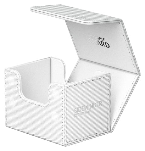 Ultimate Guard SideWinder 100+ Standard Size XenoSkin Monocolor White Deck Box