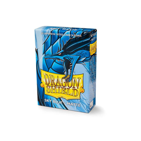 Sleeves - Dragon Shield Japanese - Box 60 - Sky Blue Matte